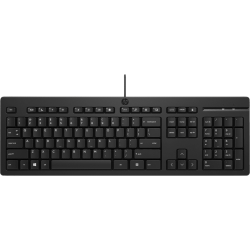 Teclado HP 125 con Cable (266C9AA) - Top view closed
