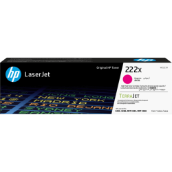 Cartucho de tóner Original HP LaserJet 222X alto rendimiento, magenta (W2223X)