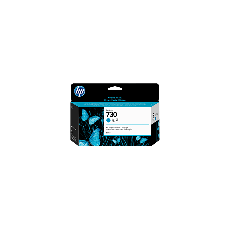 Cartucho de tinta HP DesignJet 730 de 130 ml, cian (P2V62A)