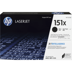 Cartucho de Tóner HP 151X Negro LaserJet Original (W1510X) - Center facing