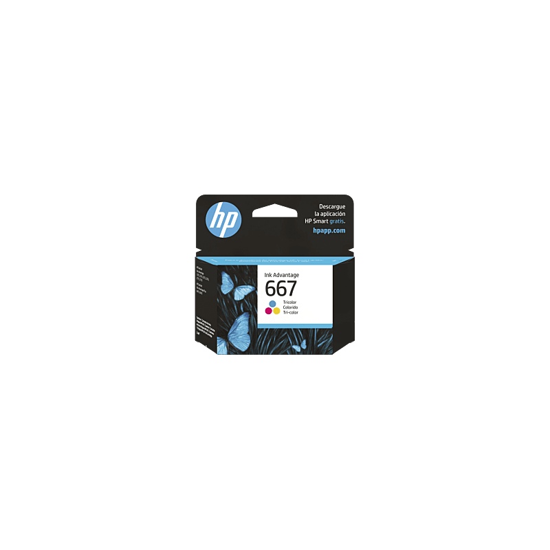 Cartucho de Tinta HP 667 Tricolor Ink Advantage Original  (3YM78AL)
