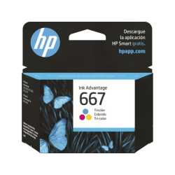 Cartucho de Tinta HP 667 Tricolor Ink Advantage Original  (3YM78AL)
