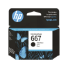 Cartucho de Tinta HP 667 Negro Ink Advantage Original  (3YM79AL)