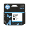 Cartucho de Tinta HP 667 Negro Ink Advantage Original  (3YM79AL)