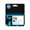Cartucho de Tinta HP 712 Negra DesignJet Original  (3ED70A) - Center facing