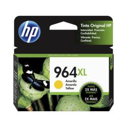 Cartucho de Tinta HP 964XL Amarillo Alto Rendimiento Original (3JA56AL) - Center facing