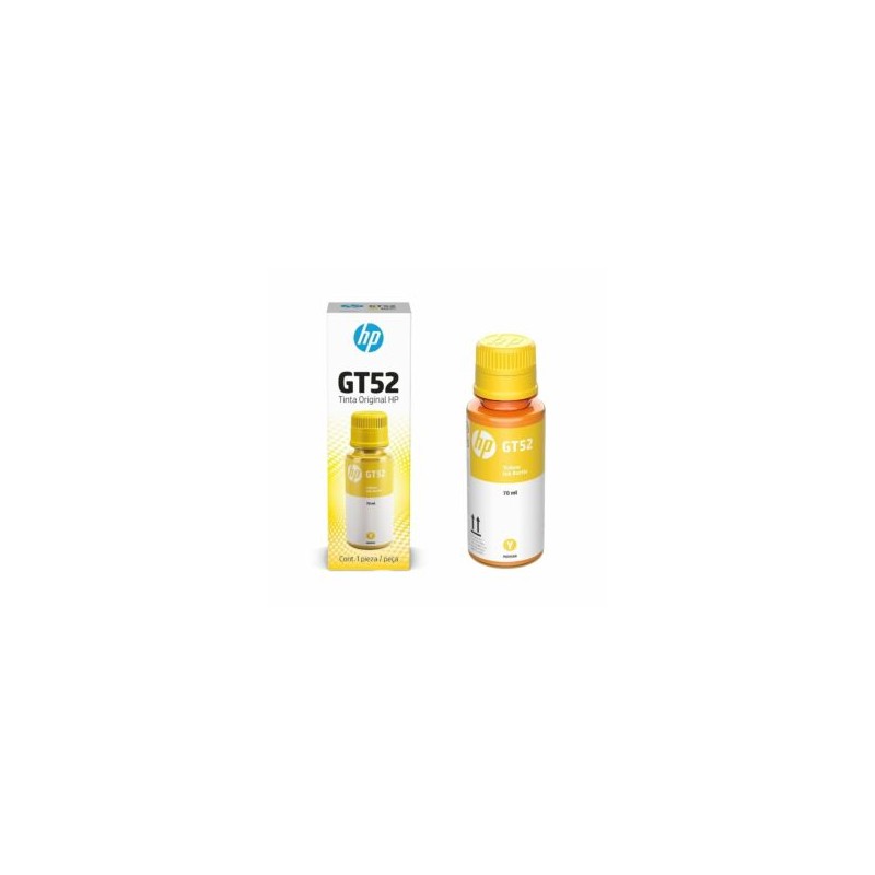 Botella de tinta original amarilla HP GT52 (M0H56AL)