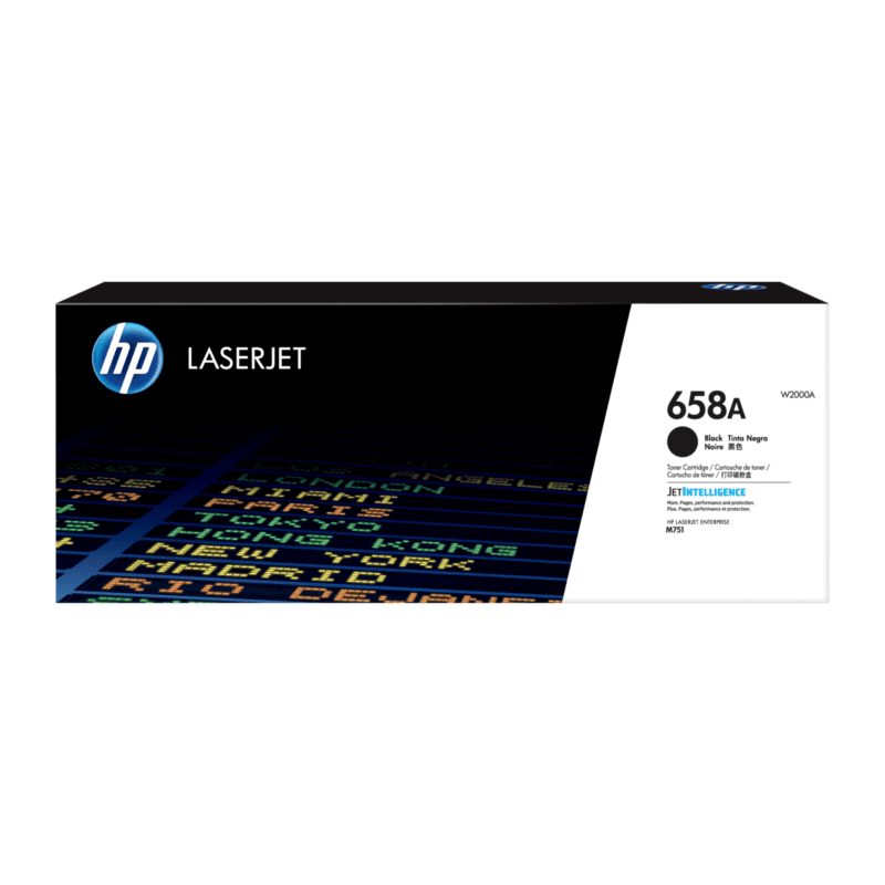 Cartucho de Tóner HP 658A Negro LaserJet Original (W2000A)