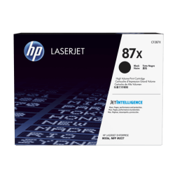 Cartucho de Tóner HP 87X Negro Alto Rendimiento LaserJet Original  (CF287X) - Center facing