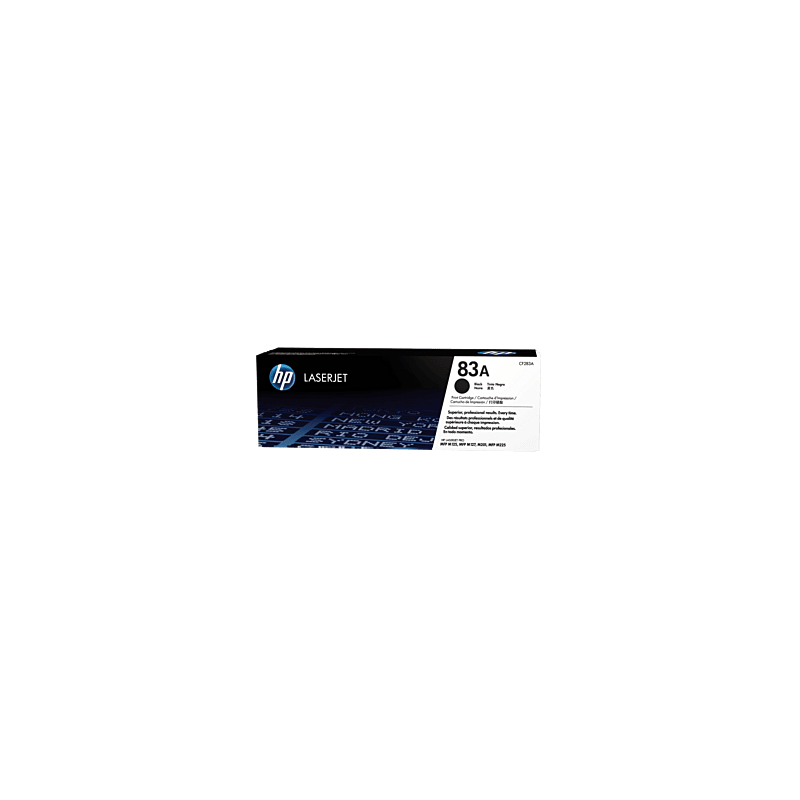 Cartucho de Tóner HP 83A Negro LaserJet Original  (CF283A)