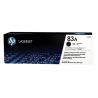 Cartucho de Tóner HP 83A Negro LaserJet Original  (CF283A)