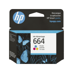 Cartucho de Tinta HP 664 Tricolor Original (F6V28AL)