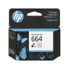 Cartucho de Tinta HP 664 Tricolor Original (F6V28AL)