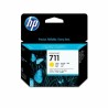 Pack de Ahorro de 3 Cartuchos de Tinta HP 711 Amarillo DesignJet Original (CZ136A) - Center facing