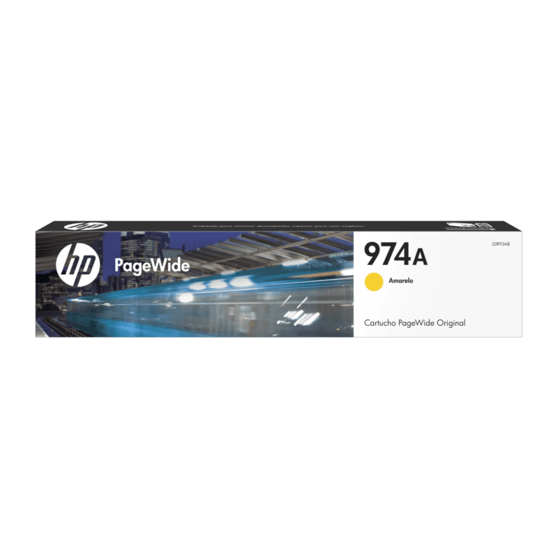 Cartucho de Tinta HP 974A Amarilla Pagewide Original (L0R93AL) - Center facing