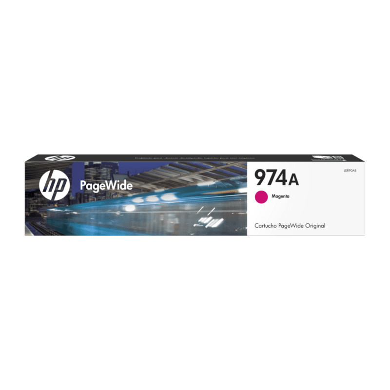Cartucho de Tinta HP 974A Magenta Pagewide Original (L0R90AL) - Center facing