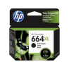 Cartucho de Tinta HP 664XL Negra Original (F6V31AL)