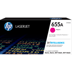 Cartucho de Tóner HP 655A Magenta Alto Rendimiento LaserJet Original (CF453A) - Center facing