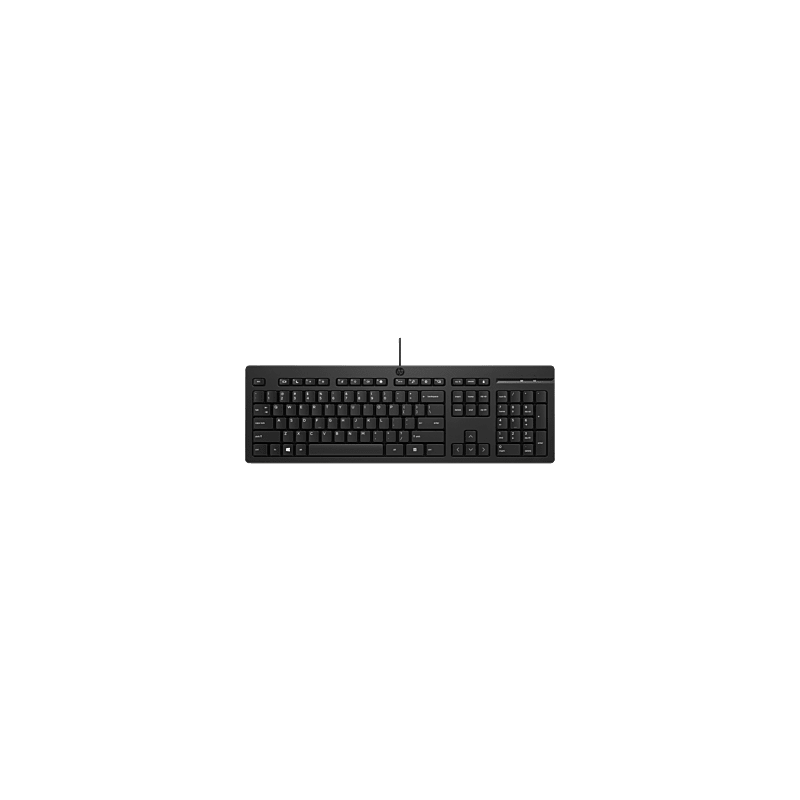 Teclado HP 125 con Cable (266C9AA) - Top view closed