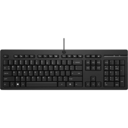Teclado HP 125 con Cable (266C9AA) - Top view closed