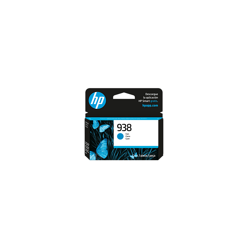 Cartucho de Tinta HP 938 Cian Original (4S6X5PL)