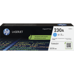 Cartucho de tóner HP 230A LaserJet Cian Origina (W2301A)